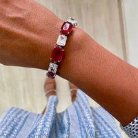 Ruby Dimonte 4 Line Elephant Necklace Set