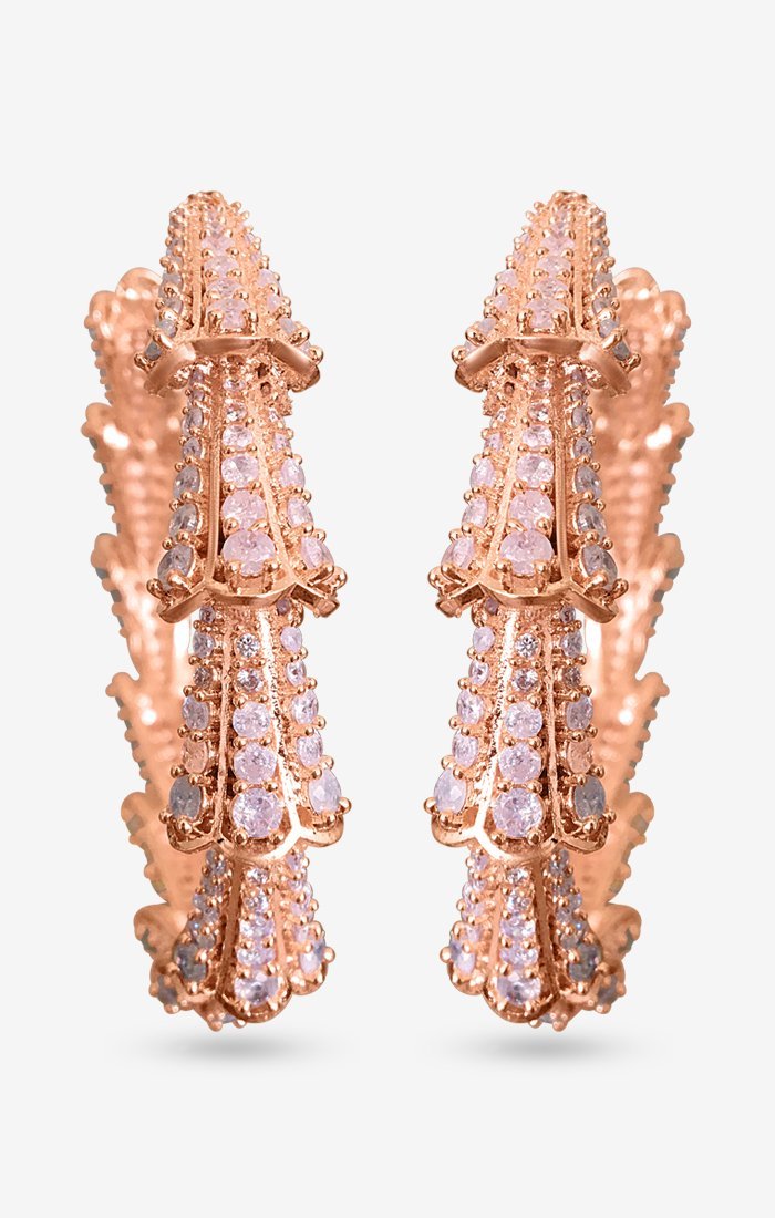 Petra Diamond Hoop Earrings