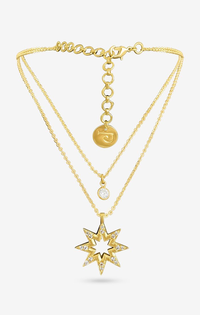 Stella Gold Charm Necklace