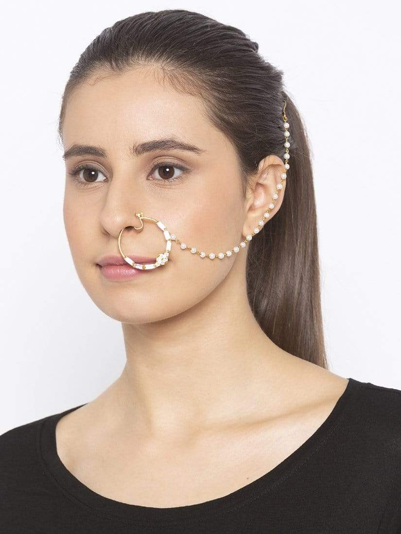 Ziva Pearl Nose Ring