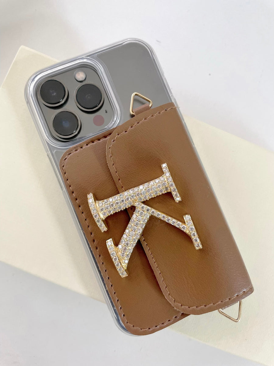 Personalized Brown Sling Case Samsung