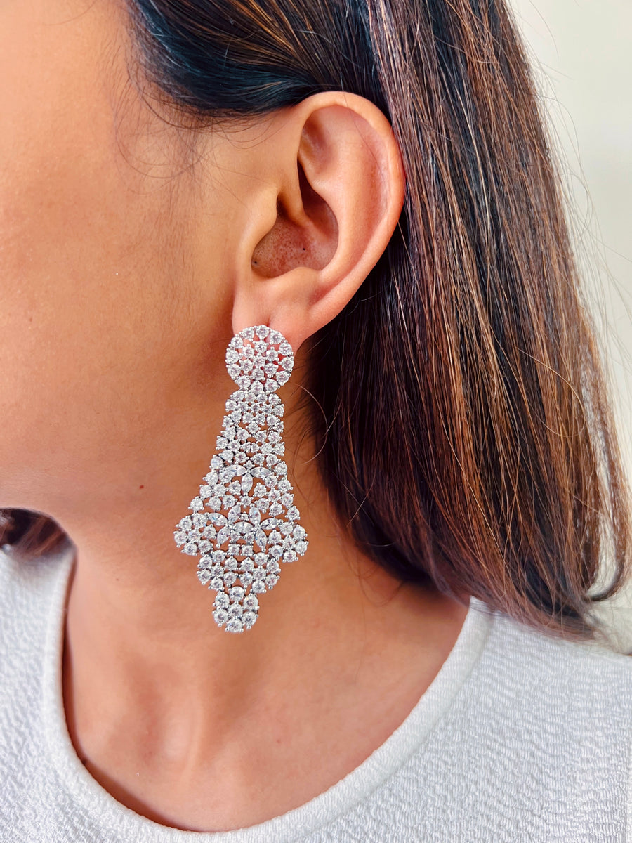 Brie Diamonte Set (Necklace + Earrings)