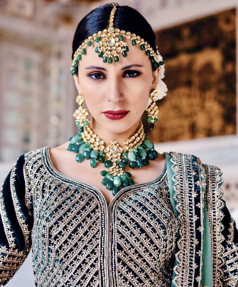 Matha Patti Statement Maang Tikka Buy Padmavati Kundan Mathapatti