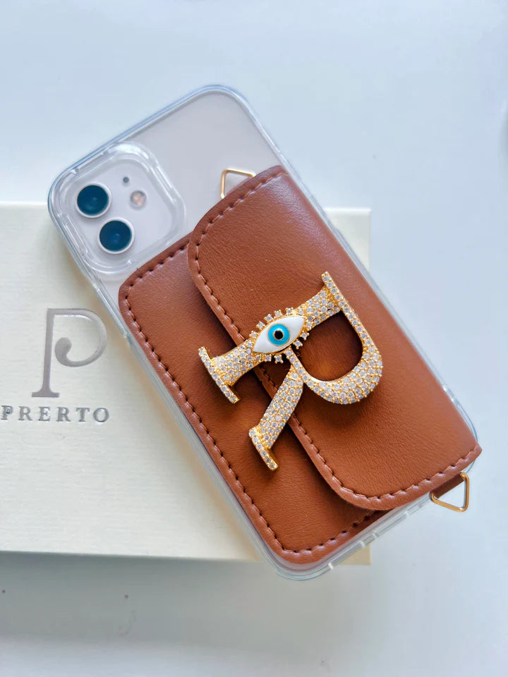 Personalized Brown Evil Eye Sling Case Iphone