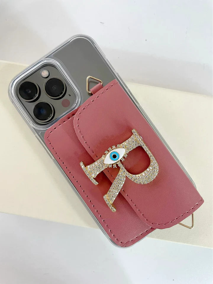 Personalized Dusky Rose Evil Eye Sling Case Iphone