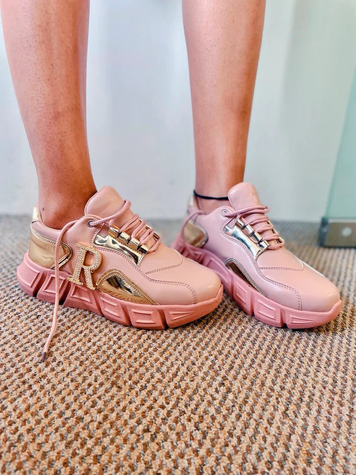 Blush color sneakers sales