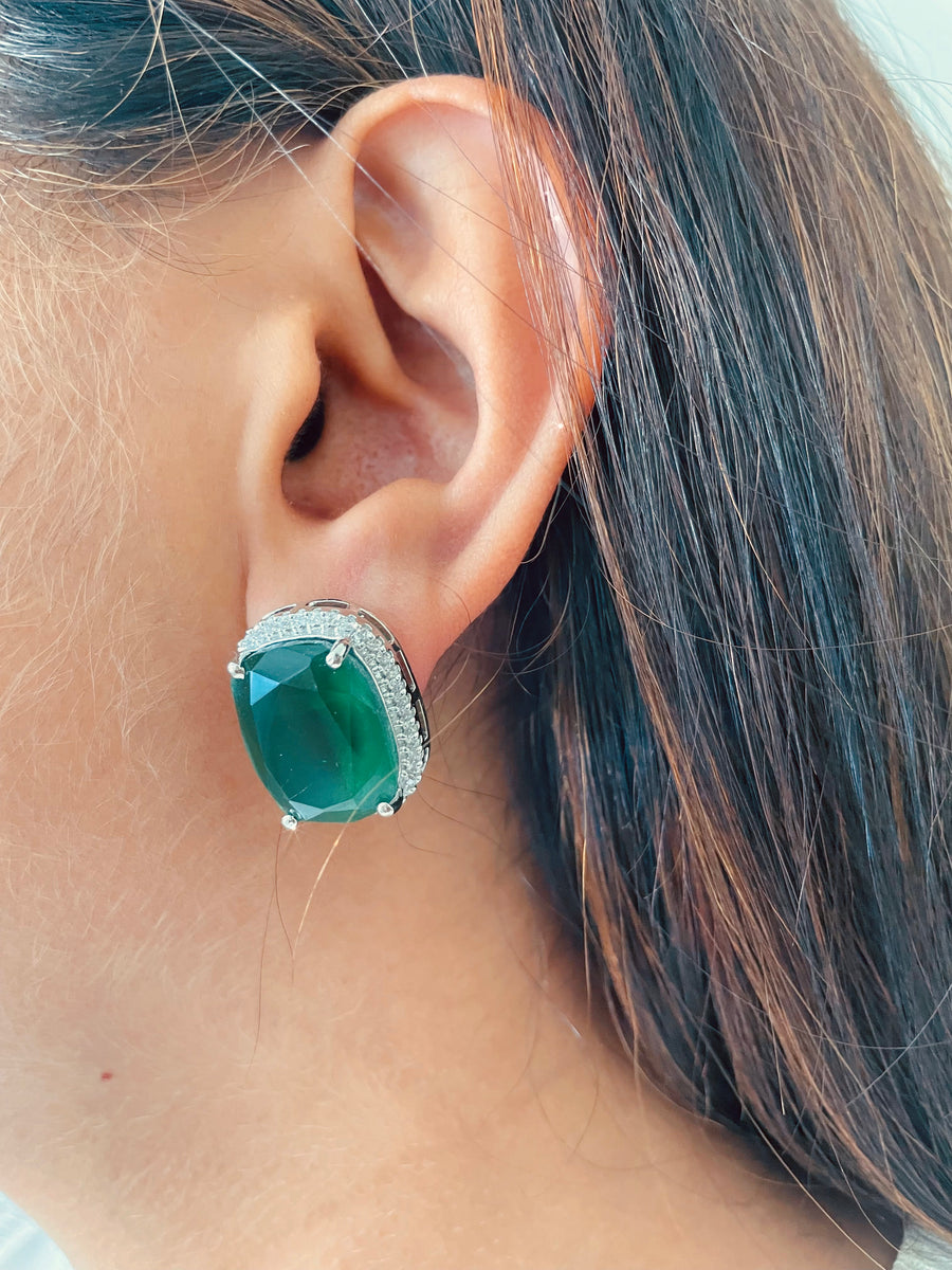 Set de citrina de narciso (aretes y collar)