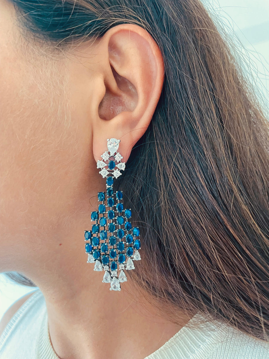 Set de citrina de narciso (aretes y collar)