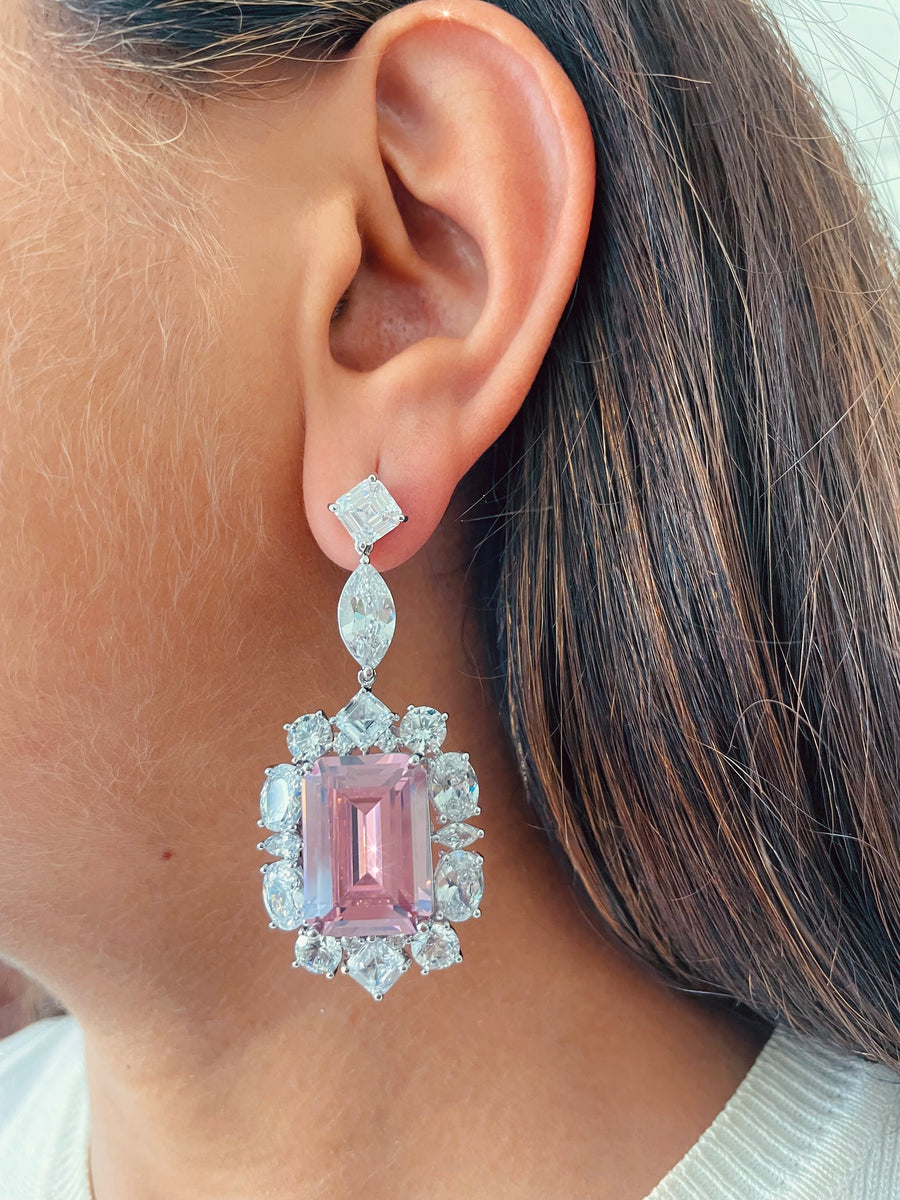 طقم دافوديل سيترين (اقراط وقلادة)