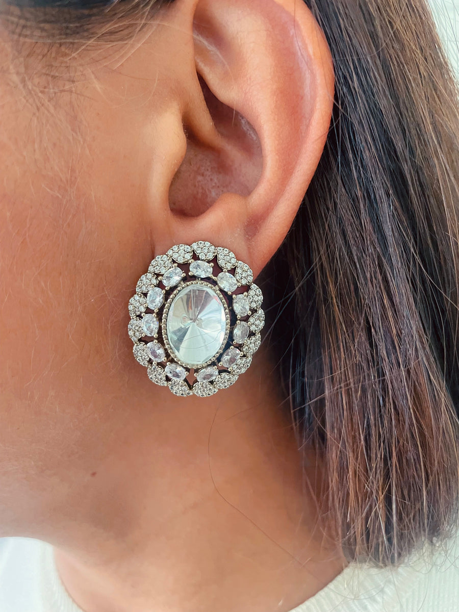 Boucles d'oreilles naina kundan