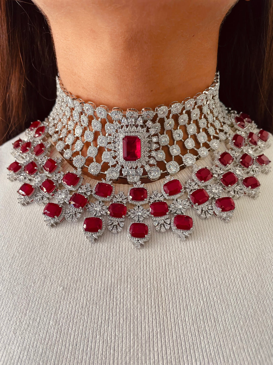 Ensemble de daffodil Citrine (boucles d'oreilles et collier)