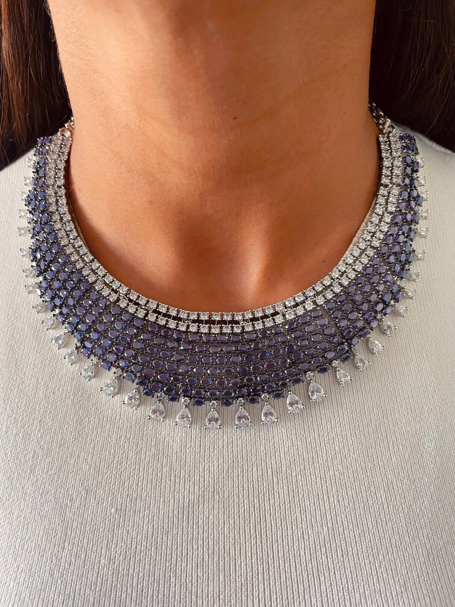 Ensemble de daffodil Citrine (boucles d'oreilles et collier)