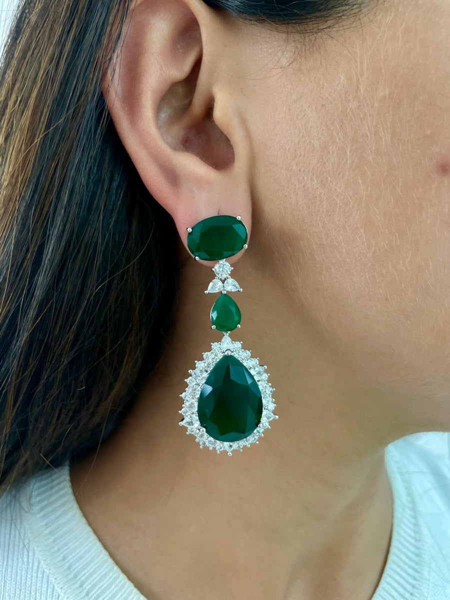 Maharani Sage Ruby Set