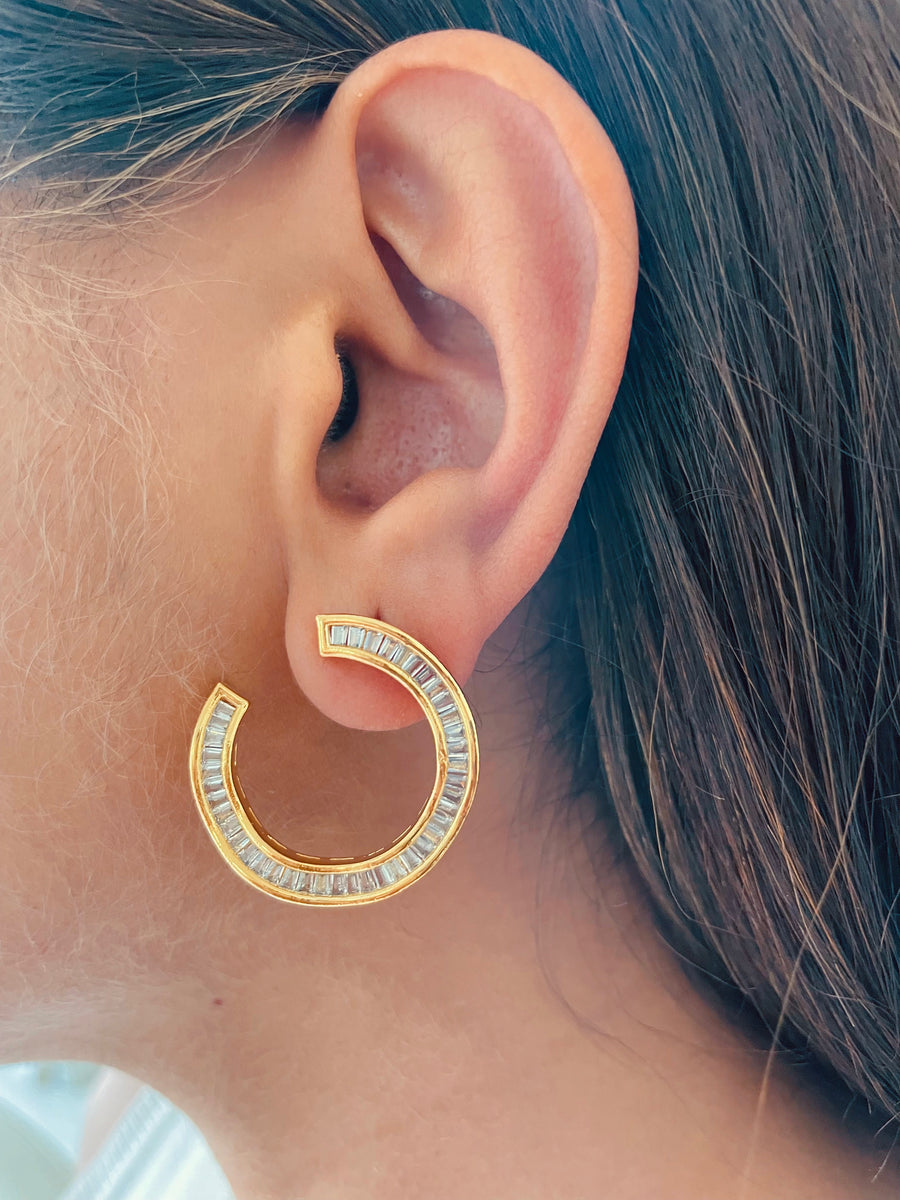 Ensemble de daffodil Citrine (boucles d'oreilles et collier)