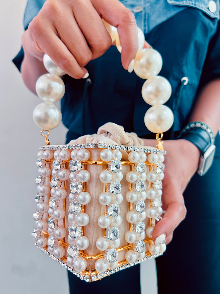 Pearly & Crystal Mico Bag