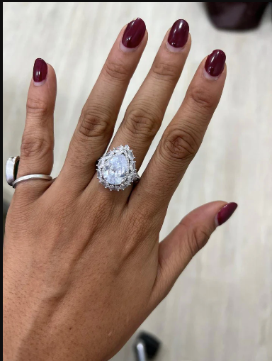 Narcis citrineset (oorbellen en ketting)