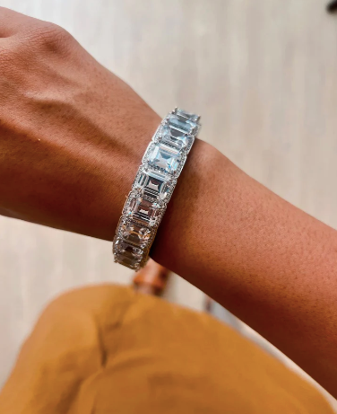 Narcis citrineset (oorbellen en ketting)