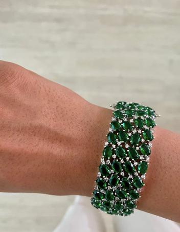 Set de citrina de narciso (aretes y collar)