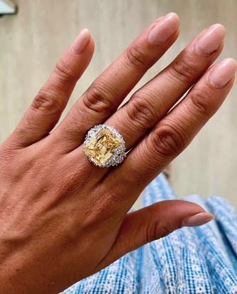 Ensemble de daffodil Citrine (boucles d'oreilles et collier)