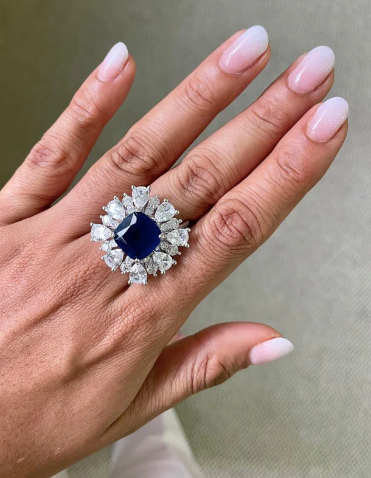 Narcis citrineset (oorbellen en ketting)