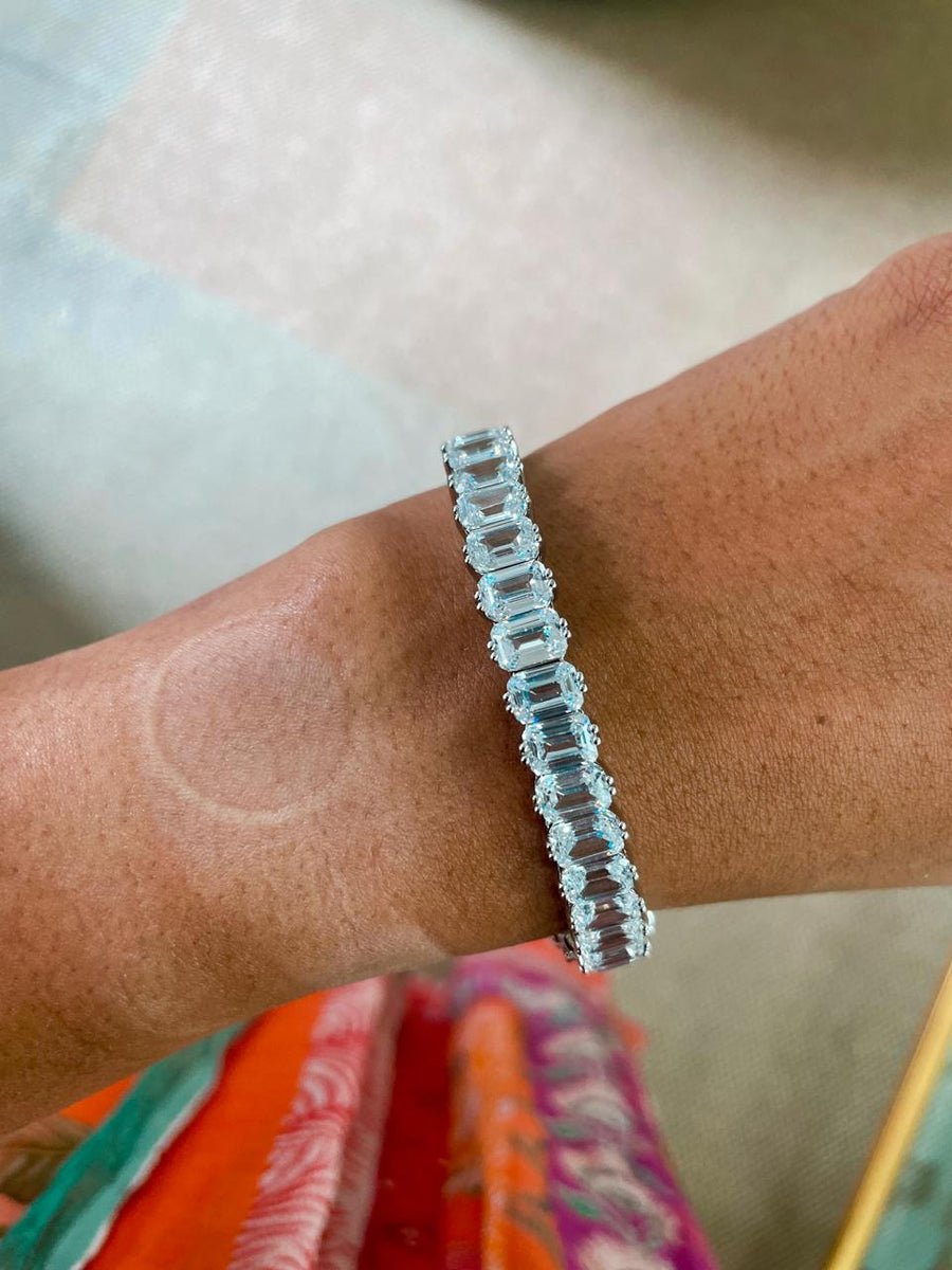 Bracelet de déclaration de diamant Arabella