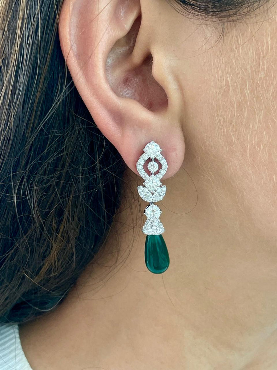 Maharani Sage Ruby Set