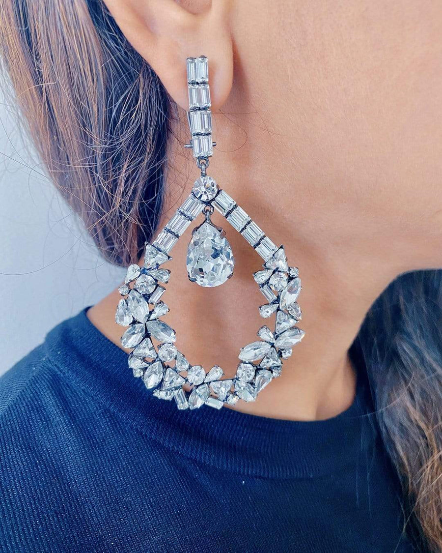 Burberry Diamond Dangler Earrings