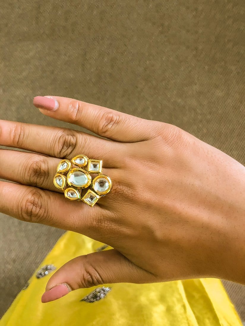 Esra Kundan Diamond Ring
