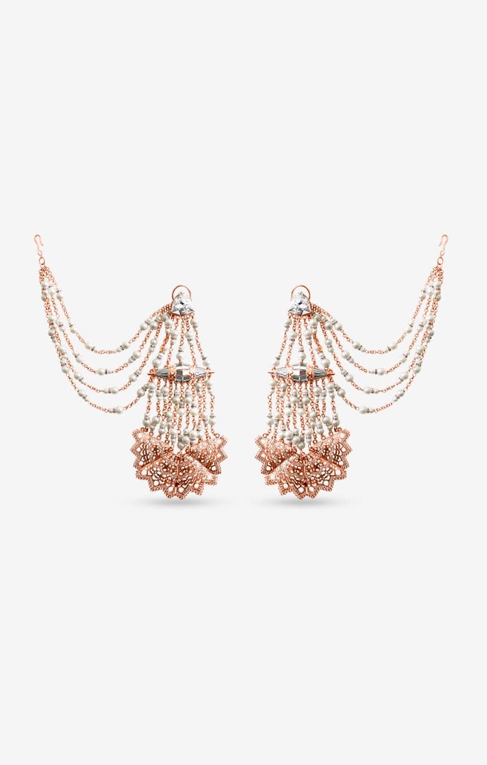 Galina Diamond Pearl Earrings