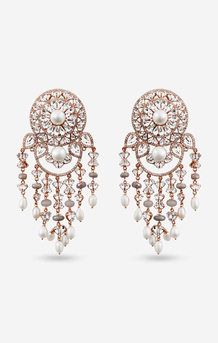 Genevieve Diamond Drop Earrings