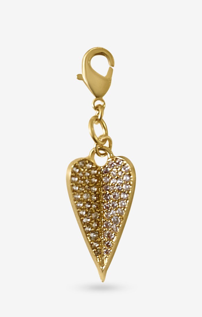 Hart Gold Diamond Charm
