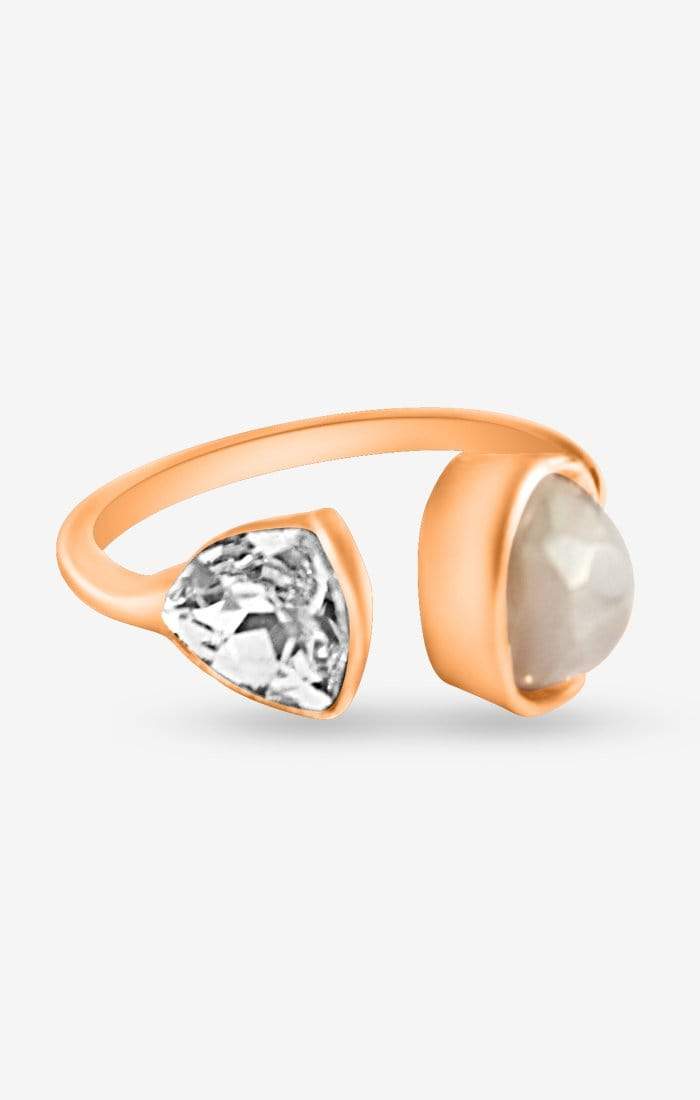 Veru Pearl Diamond Ring
