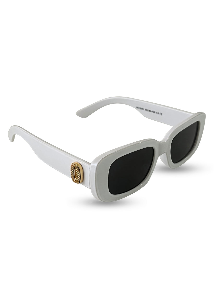 Personalized White Sunglasses