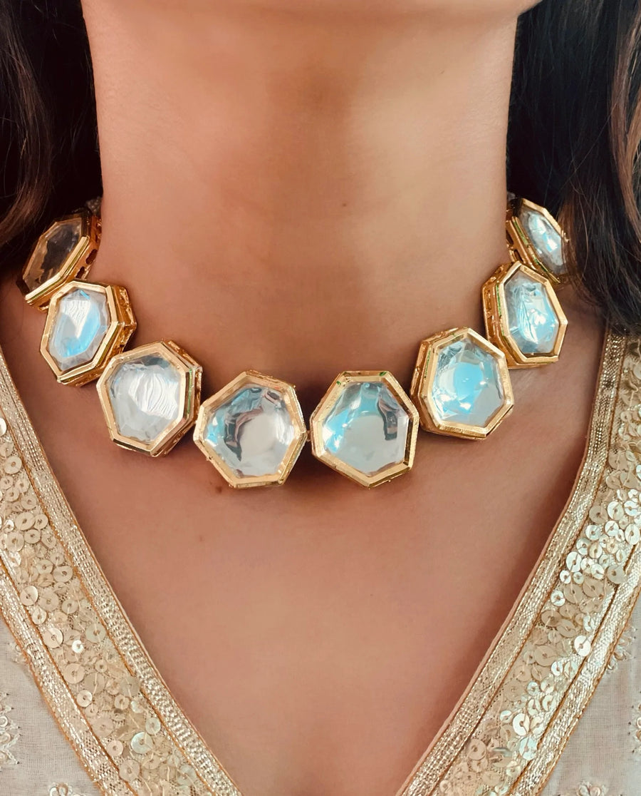 Geode Set (Earrings & Necklace)