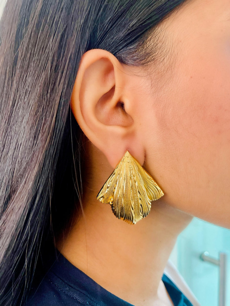 Seashell earrings