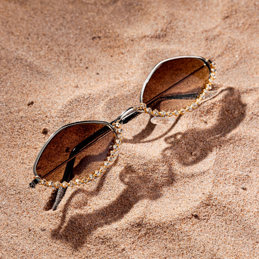 Cannes Jeweled Sunglasses