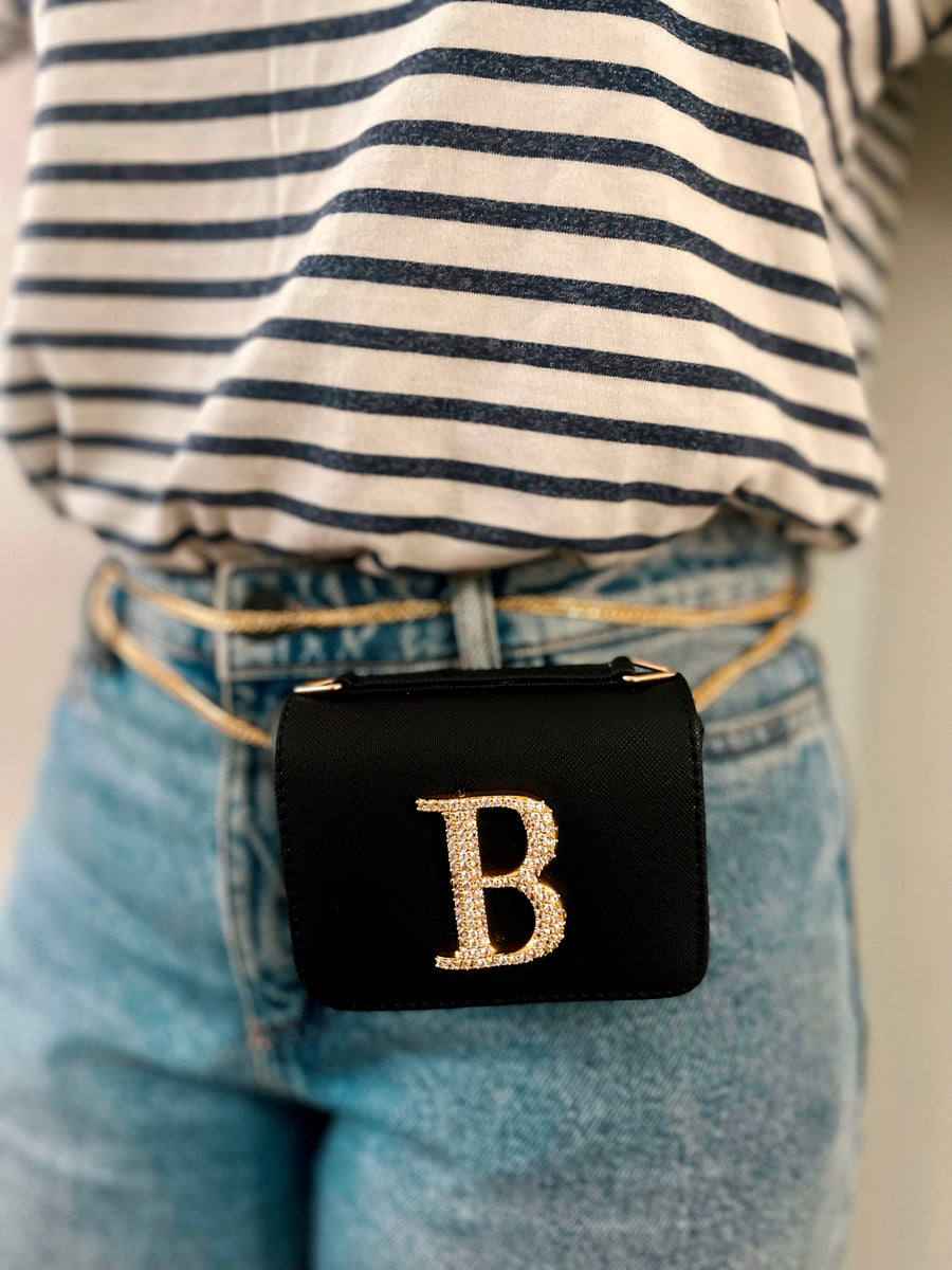 Personalized Black Nano Bag