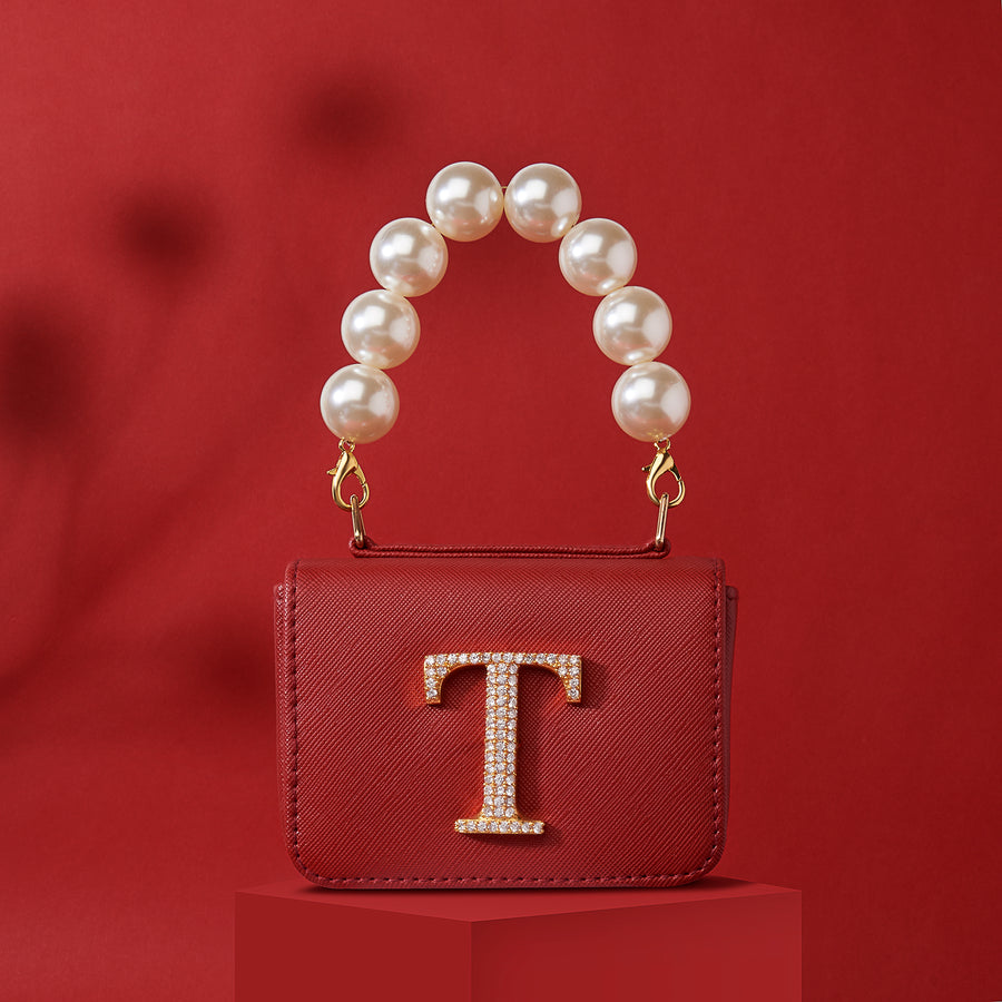 Personalized Cherry Red Nano Bag