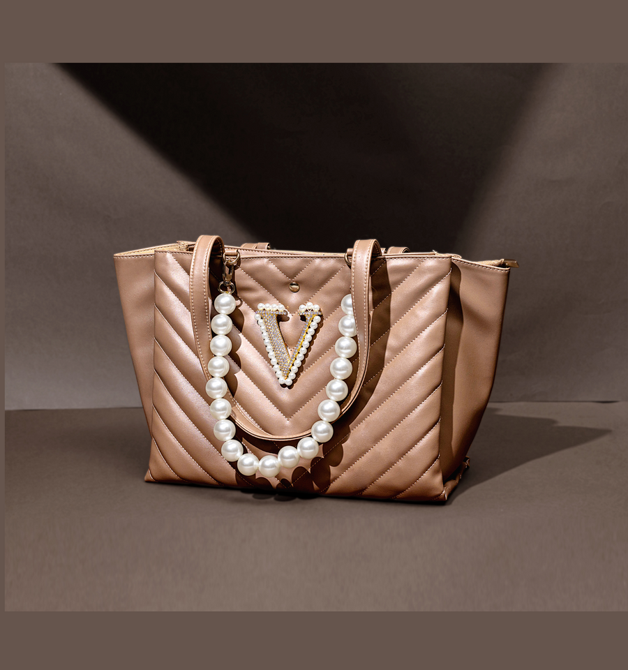 Rose gold 2025 satchel bag