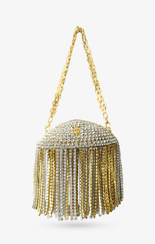 Neyo Gold Jewelled Bag