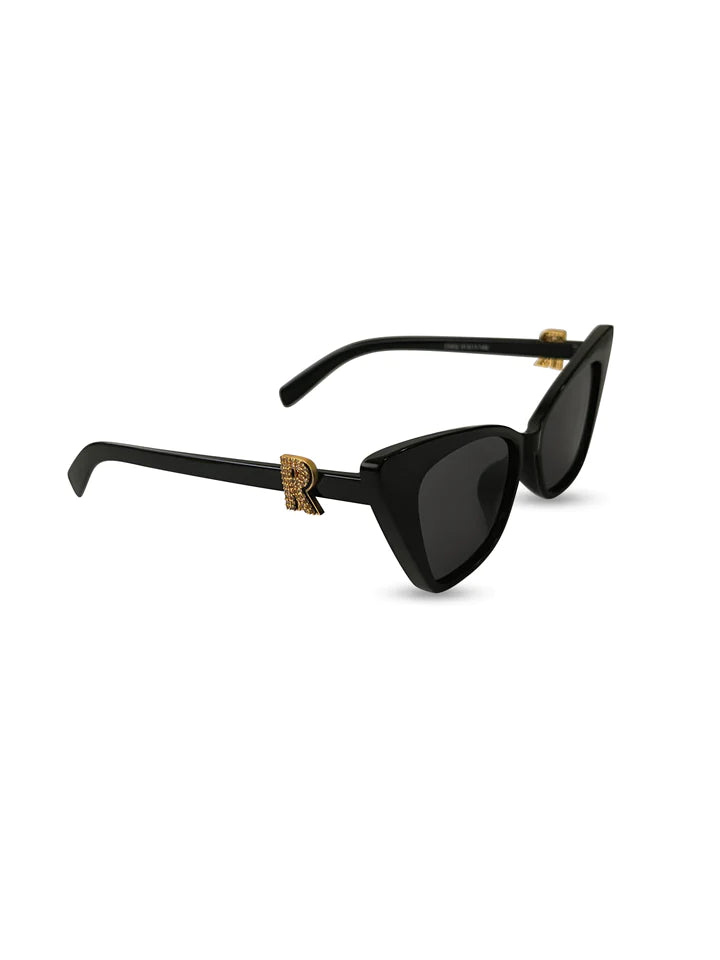 Personalized Black Cat Eye Sunglasses