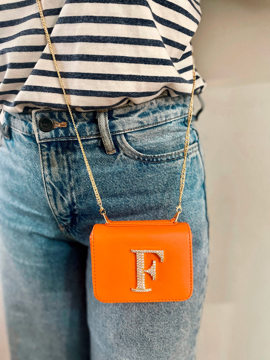 Personalized Orange Nano Bag